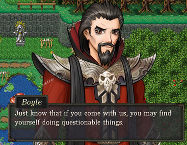 Screenshot of Boyle from Aveyond 4.